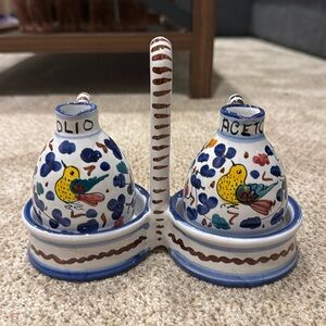 Oil and vinegar container set